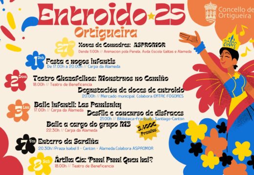 Dez días de Entroido en Ortigueira con actividades para todas as idades