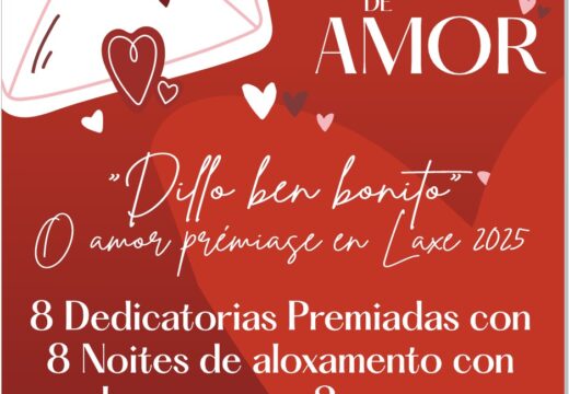 Laxe convoca a VI edición do  Certame de Dedicatorias de Amor  “Dillo ben bonito” 