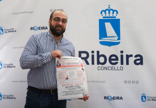 Presentación do Entroido Dixital na aula CeMIT de Ribeira Ribeira, 31 de xaneiro de 2025