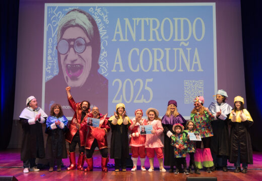 Malandros, gañadora do concurso de comparsas na modalidade de música e letra, primeira cita do Antroido da Coruña 2025