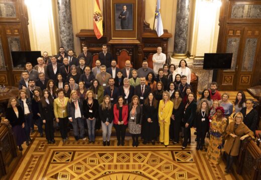 Inés Rey recibe ás relatoras e organizadoras do congreso ‘Inspiring Women Leaders in the Digital Era’