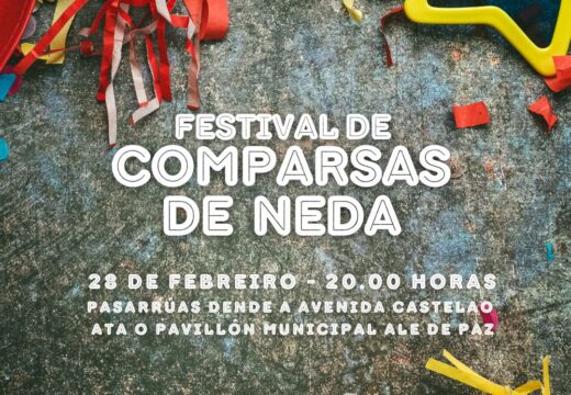 O Concello de Neda abre este sábado o prazo de inscrición no seu festival de comparsas do 2025