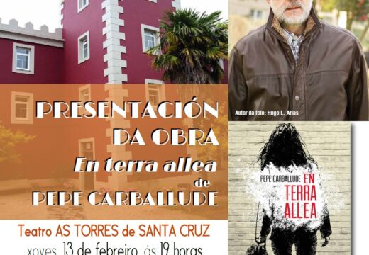 Presentación da obra literaria de Pepe Carballude no teatro As Torres de Santa Cruz