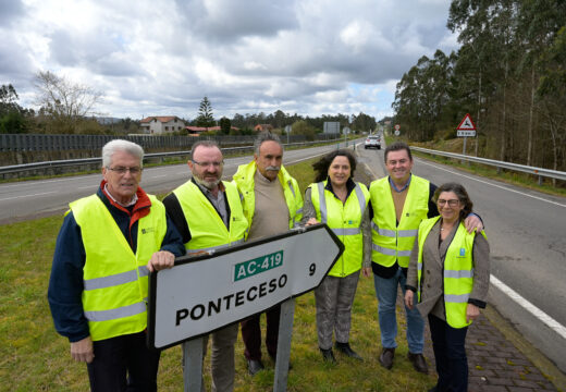 Belén do Campo anuncia a licitación das obras de reforzo de firme na estrada  AC-419 nos concellos de Malpica e Ponteceso por case 950.000€