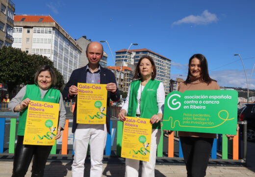 Presentación da duodécima Gala-Cea da Asociación Española Contra o Cancro de Ribeira