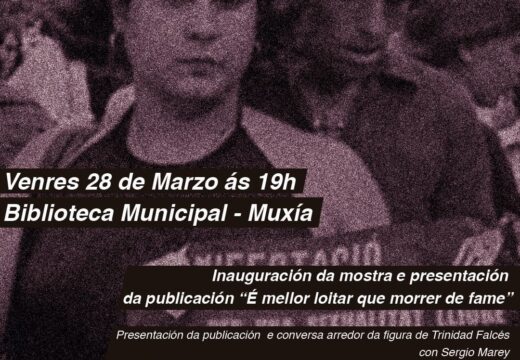 A Biblioteca de Muxía acollerá a mostra Relembrando a Trini, de Sergio Mare LGTBIQA+y, que recolle a historia de Trinidad Falcés, muller trans galega e activista