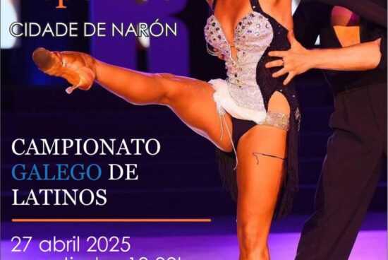 Máis de 400 deportistas participarán esta fin de semana no XXIV Trofeo de Baile Deportivo Cidade de Narón e o Campionato Galego de Latinos