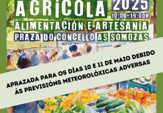 Aprazada a I Feira Multisectorial Agrícola das Somozas