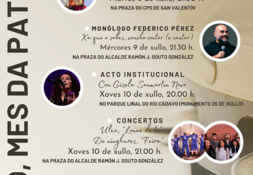 O ciclo “Xullo, mes da patria” trae este verán a Fene aos grupos Ulex e De ninghures
