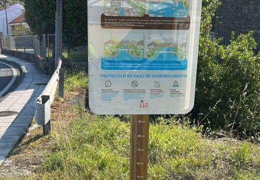 A Xunta instala seis paneis informativos para sensibilizar á cidadanía sobre a área de risco de inundación do rego de Laxe-Carnota