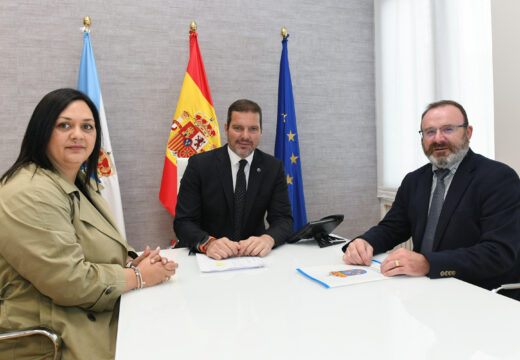 López Campos aborda co alcalde de Malpica colaboracións co concello de materia de cultura, patrimonio, xuventude e dinamización do galego