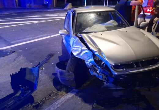 Un ferido nun accidente de tráfico na N-VI ao seu paso por Guísamo, no concello de Bergondo