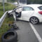 Unha persoa excarcerada tras un accidente de tráfico na N-547 ao seu paso por Boente, no concello de Arzúa