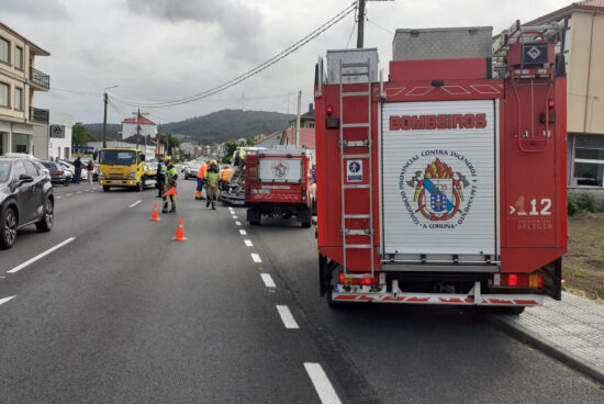Un ferido tras un accidente de tráfico con dous vehículos implicados no lugar de Vimianzo, no propio concello