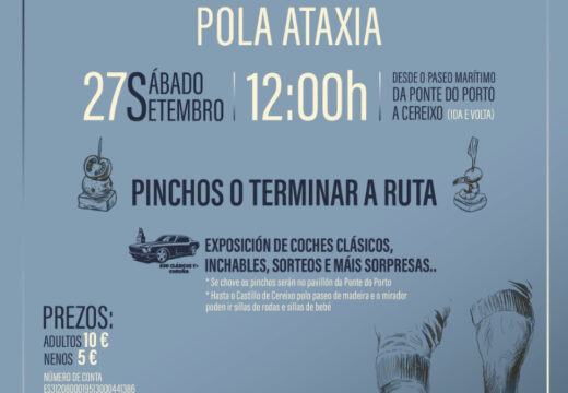 Andaina solidaria pola Ataxia o 27 de setembro