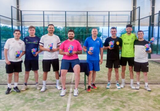Marcos Sande e Samuel Ferreiro proclámanse campións da terceira Liga de Pádel de Carral