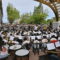 Colosal interpretación do musical Mamma Mía no parque da Lagoa ante máis de 2.000 persoas