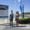 A Pobra iza a Bandeira Azul en Lombiña-Cabío, símbolo da calidade “ambiental e dos servizos” da praia
