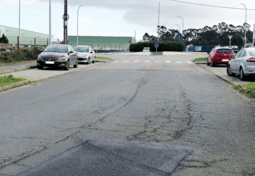 O Concello renovará a vía de acceso ao polígono da Tomada coa vista posta no reforzo da seguridade viaria
