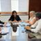 Izaskun García reúnese coa conselleira Martínez Allegue para buscar solucións á rotonda de Ledoño e a falta de beirarrúas na estrada de Celas