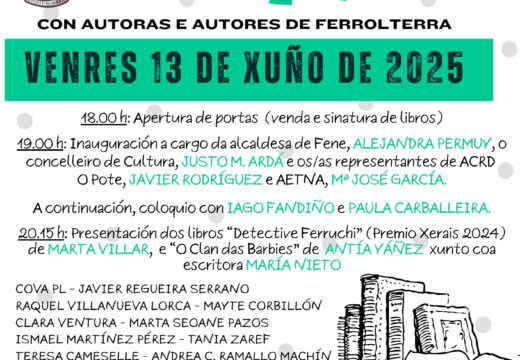 A II Xornada Literaria no Pote reunirá en Maniños a máis dunha vintena de escritores e escritoras.