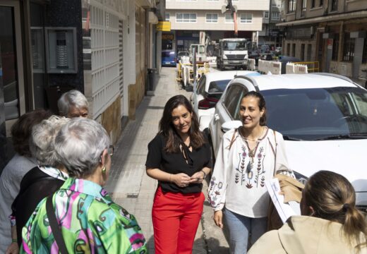 Comezan as obras de mellora de accesibilidade na rúa Julio Rodríguez Yordi