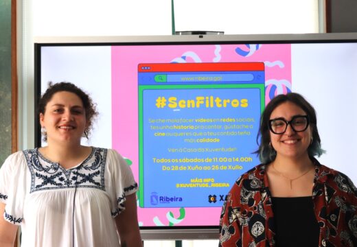 #SenFiltros, seis obradoiros audiovisuais para crear unha canteira audiovisual en Ribeira