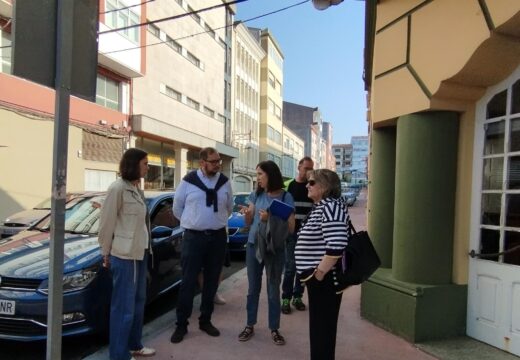 O Concello de Fene recepciona as obras de reurbanización da rúa Antonia Montero