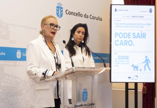 O Concello pon en marcha unha campaña para atallar os comportamentos incívicos de quen non recolle as deposicións dos seus cans na cidade