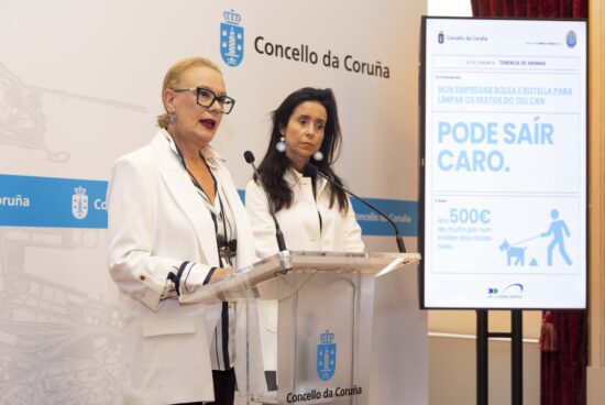 O Concello pon en marcha unha campaña para atallar os comportamentos incívicos de quen non recolle as deposicións dos seus cans na cidade