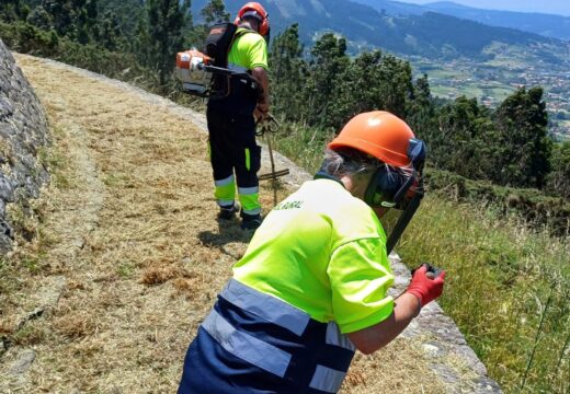 Neda contrata a tres traballadores para facer traballos de roza con cargo ao Aprol Rural