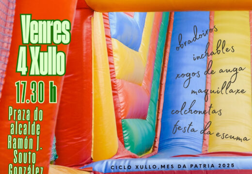 Cunha festa infantil arrinca este venres o ciclo Xullo, mes da Patria