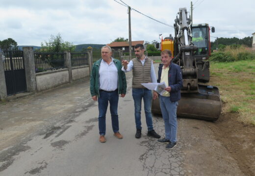 En marcha as obras de mellora viaria en Padronelo