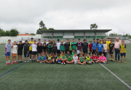 100 rapaces participan na 17ª edición do Campus de Fútbol organizado polo concello