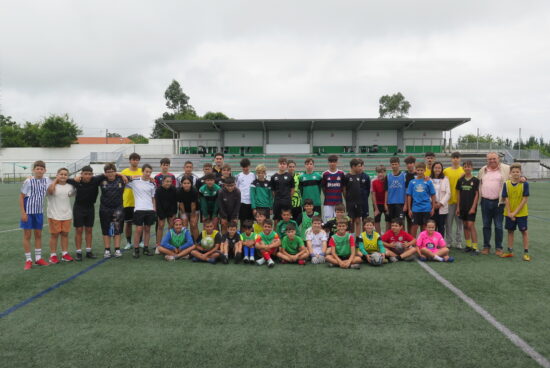 100 rapaces participan na 17ª edición do Campus de Fútbol organizado polo concello