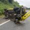 Unha persoa ferida nun accidente de tráfico na AP-9, ao seu paso polo concello de Abegondo