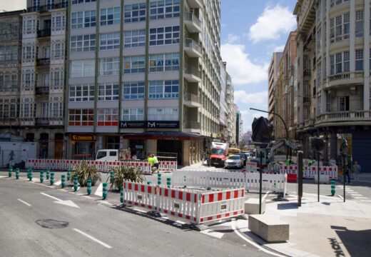 Modesta Goicouría facilitará desde a semana que vén a conexión co paseo marítimo desde a praza de Pontevedra