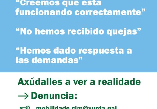 O Concello anima á cidadanía a denunciar ante a Xunta o deficitario servizo de transporte público