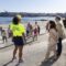Inés Rey sinala a importancia da actividade física tras visitar unha sesión de Coruña en Forma