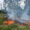 Incendio forestal en Monte da Dorna, no Concello de Rianxo