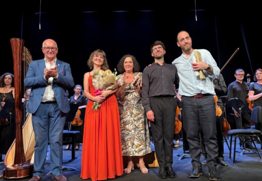 Belén do Campo participa na Gala de Entrega do Premio Internacional de Composición “Portus Apostoli” no marco de Noia Harp Fest