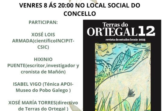 Cariño acollerá este venres a presentación do número 12 da revista Terras do Ortegal