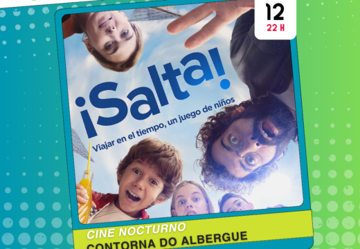“Miúdo verán. Cultura en familia” convídanos este martes á proxección nocturna da comedia “¡Salta!”