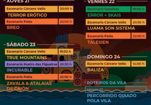 Caión volverá vivir catro días cun mar de música e actividades na quinta edición dos rueiros da vila