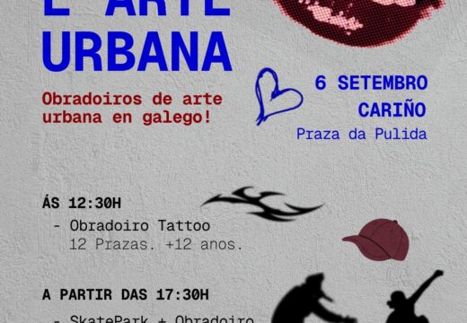 Cariño acolle este sábado unha xornada xuvenil de arte urbana en galego