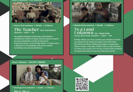 Ciclo de cine sobre a resistencia do pobo palestino esta fin de semana na Fábrica