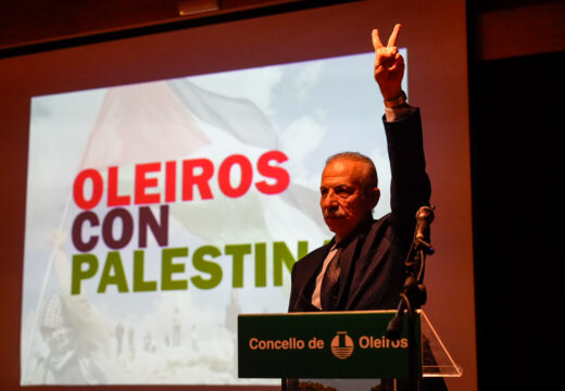 O embaixador de Palestina agradece desde Oleiros a humanidade e o compromiso político de España co seu pobo