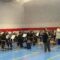 O polideportivo de Lousame encheuse de tangos na XVII Homenaxe a Prudencio Romo