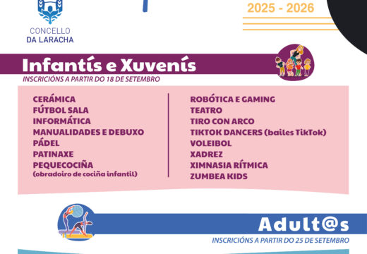 O concello presenta a programación municipal de inverno con 33 actividades culturais, deportivas e de ocio para todos os públicos
