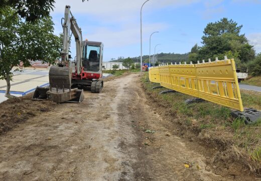 O Concello inicia as obras de creación dunha senda peonil desde o Polígono á glorieta da N6